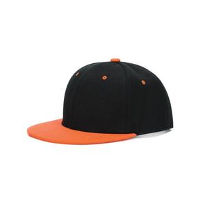 RELEVO INDUSTRIES Gorra de Béisbol Unisex de Cuero Sintético Negro y Naranja, 6 Paneles, Color Sólido, Ajustada, Informal, para las Cuatro Estaciones, para Adultos - Product Image 2