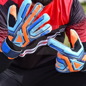 Gants de gardien de but en cuir pour sports de plein air professionnels, respirants, antidérapants, imperméables, logo imprimé - Product Image 4