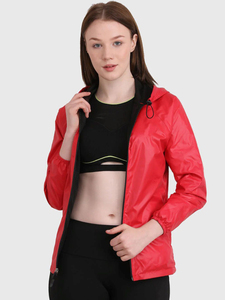 OEM Custom Womens Hooded Waterproof Windbreaker <b>Jacket</b> Sweat-Enhancing Lightweight Eco-Friendly Memory Fabric Gym <b>Workout</b> - Product Image 6
