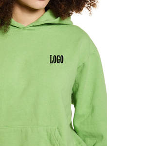 Sweat à capuche oversize en molleton à épaules tombantes, prix abordable, design uni, logo personnalisable et design de haute qualité pour les acheteurs en gros - Product Image 4