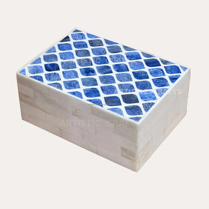 Set of 2 Handmade Jewelry <b>Boxes</b> High Quality Bone Inlay <b>Storage</b> Case Custom Size and Color for Home Decoration Jewelry <b>Storage</b> - Product Image 2