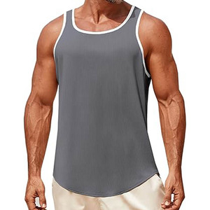 Gym Wear Men Workout <b>Tank</b> <b>Tops</b> Athletic Sleeveless Singlet <b>Vintage</b> Regular Fit Fitness Training Vests Men <b>Tank</b> <b>Top</b> - Product Image 3