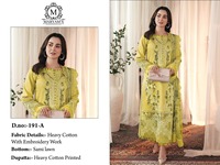Conjunto de Salwar Kameez Elegante para Mujer, Estilo Boutique Indio, con Dupatta de Algodón Pesado y Vestido Sami Lawn para Bodas y Fiestas