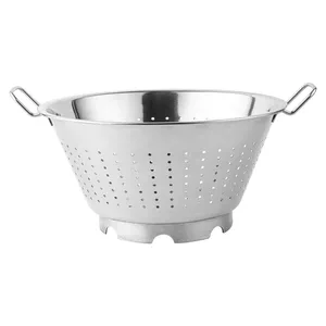 High Quality Stainless Steel <b>Colander</b> with Handles Large Capacity Bulk Rust Resistant <b>Strainer</b> for Rice Pasta Fruits Vegetables - Product Image 3