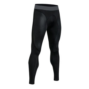 Leggings de compression pour l'entraînement, en Spandex et Polyester, taille élastique, pour la gym, la course, le yoga, les sports, avec logo personnalisé, antibactériens, OEM - Product Image 2