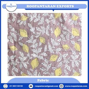 Mejor Precio, Tela Estampada a Mano 100% Algodón, 5 Yardas, SANGANER, Ligera y Transpirable, para Mujer, Textiles para el Hogar, Bufandas, Chales - Product Image 5