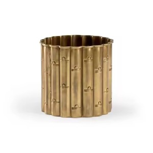 Maceta de Metal de Diseño para Interiores y Exteriores, Contenedor Decorativo para Plantas y Flores, Decoración para Hogar y Jardín - Product Image 3