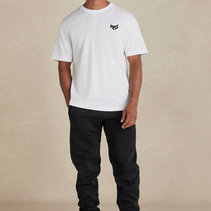 Camiseta de Algodón Personalizada, OEM ODM, Venta al Por Mayor, Cuello Redondo, Manga Corta, Unisex, Color Sólido, Fabricante de Ropa - Product Image 4