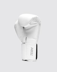 ถุงมือชกมวย MMA มวยไทย รุ่นล่าสุด สีขาว น้ำหนักเบา ระบายอากาศได้ดี หนังแท้ คุณภาพระดับมืออาชีพ รับสกรีนโลโก้ - Product Image 5