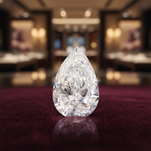 Diamant en forme de poire cultivé en laboratoire certifié IGI, 15 carats, qualité VVS2, diamant non monté pour bijoux - Product Image 3