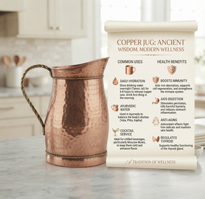 Medium Size Classic Sustainable Copper Metal <b>Jugs</b> Tableware Party Home Hotel & Restaurant Use Medium Size Classic <b>Jug</b> - Product Image 5