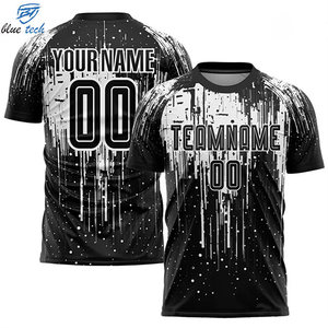 High Quality Custom Sublimation Printed Breathable Eco-Friendly Short Football Jersey OEM Sports Uniform Unlimited Color Design - Product Image 1
