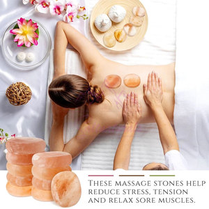 Top Rated Himalayan Pink Salt Massage Stones Spa Wholesale Price Himalayan Pink Salt Massage Stones - Product Image 4