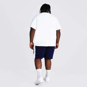 Ensemble court pour homme en coton premium respirant, t-shirt et short assortis, coupe classique, tenue décontractée pour l'été et le quotidien - Product Image 6
