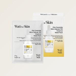 แผ่นมาส์กหน้าเกาหลี แก้วสกิน Whatiforskin Vita Ceramide micro Spicule 100 Essence Face Mask 10 ชิ้น แผ่นมาส์กหน้าเกาหลี - Product Image 4
