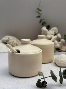 Tarro de almacenamiento compacto para cocina con tapa y ranura para cuchara, diseño minimalista y elegante, organizador de encimera, organizador inteligente para despensa - Product Image 3