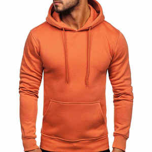 Sweat à capuche en molleton 100% coton, sur mesure, épais, pour l'hiver, décontracté, pour hommes - Product Image 3