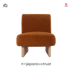 Modern Midcentury Durable Handmade Boucle Fabric Lounge <b>Chair</b> with Solid Wood Frame for Living Room Hotel Villa Furniture - Product Image 2