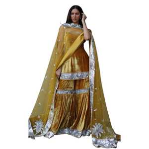 AA IMPEX New Anarkali <b>Dress</b> Indian and Pakistani Clothing Customized 3 Piece Outfit Embroidered Wedding Party Wear - Product Image 1