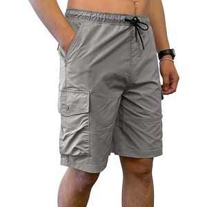 Pantalones Cortos Cargo a Cuadros Casuales para Hombre, Ligeros, Transpirables, Ropa de Trabajo, Seis Bolsillos, Pantalones Cortos de Verano para Exteriores - Product Image 5