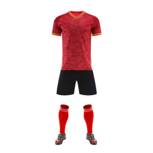 Uniforme de Fútbol Personalizado 2026 con Cuello en V y Malla para Hombre, Secado Rápido, Transpirable, Antibacterial, Conjunto de Jersey para Equipo - Product Image 1