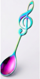 Musical Sign Multi <b>Coloured</b> Finished Cutlery <b>Set</b> Stylish And Unique Flatware Perfect For Dining Table Kitchen And Gifts - Product Image 3