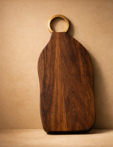 Planche à découper en bois de manguier de qualité supérieure, forme asymétrique, robuste, élégante, en bois organique, vente en gros - Product Image 5