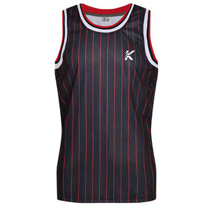 Maillot de basket personnalisé en tissu respirant, léger et confortable pour l'été, sans manches, tenue d'équipe - Product Image 1