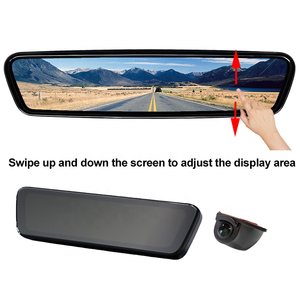 Monitor de Espejo con Cámara para Coche, 60FPS, IPS, con Monitor de Estacionamiento, Doble Lente, Pantalla Táctil, WiFi, Grabador de Video para Autos/Camiones - Product Image 3