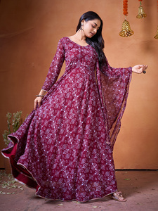 Trendy Fashion Georgette <b>Kurtis</b> for Office and Regular Wear at Wholesale Price Casual Dresses Kurti Set - Product Image 5