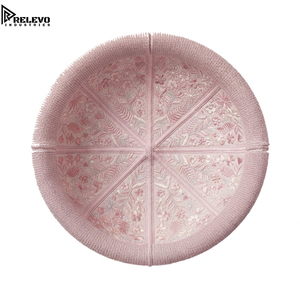 Gorro de Punto Sólido Unisex Premium, Color Rosa Polvoriento, Gorro de Ciclismo con Borde Plegado - Product Image 3