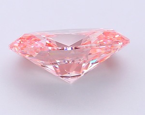 Diamant CVD rose vif fantaisie de 4,73 carats, de forme ovale, de luxe, cultivé en laboratoire, clarté VS1, polissage excellent, diamant non monté pour bijoux - Product Image 5