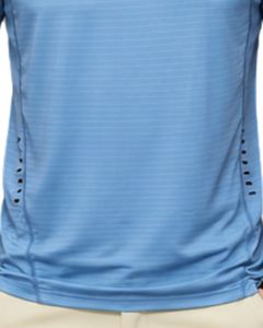 T-shirt de course pour homme bleu ciel, séchage rapide, respirant, léger, pour la gym, l'entraînement sportif, le fitness et les activités sportives - Product Image 6