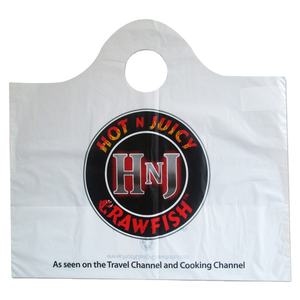 Venta al por mayor personalizado diseño superior ondulado bolsas de plástico de la compra de protección contra fugas de fábrica de Vietnam apertura extra ancha para pedidos para llevar - Product Image 2