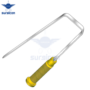 Disector Quirúrgico Reutilizable de Acero Inoxidable de 22.5 cm y 3 cm, Herramienta Médica para Cirugía General, Plástica y Cosmética - Product Image 5