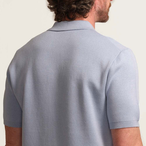 High Quality Men's for Polo <b>Shirts</b> Comfortable Breathable New Design Color Block <b>Half</b> <b>Button</b> Casual Wear Men's Polo <b>Shirts</b> - Product Image 6