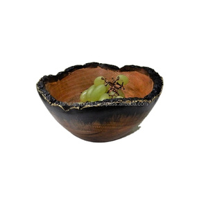 ชามอาหารทำจากไม้ดีไซน์คลาสสิกวางกลางโต๊ะสำหรับตกแต่งโต๊ะในรูปทรงและขนาดที่กำหนดเองเพื่อการส่งออก - Product Image 1