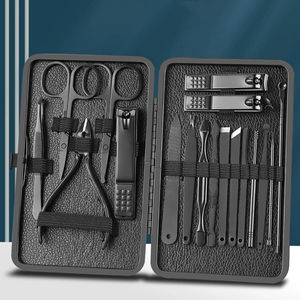 Ensemble de manucure en acier inoxydable, kit professionnel de coupe-ongles, outils de pédicure, coupe-ongles incarnés - Product Image 1