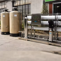 Système de dessalement industriel 2026 RO 6000 LPH en PRV avec contrôle PLC et moteur pour traitement d'eau potable par osmose inverse automatique