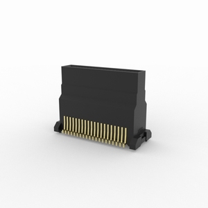 Connecteur de carte flottante XKB Connection X0815WVS-40FS-9TV01 40 broches 0,8 mm, connecteur mâle SMD à contacts plaqués or, 2 rangées, ROHS - Product Image 1