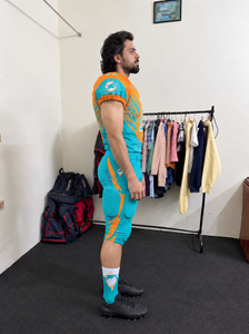 Prix direct usine, uniformes de football américain personnalisés, 100% polyester, taille plus, manches courtes, toutes saisons, système de rembourrage intégré - Product Image 2
