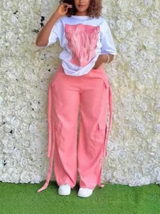 Ensemble deux pièces de pantalons de travail amples et tendance avec plusieurs poches – Vente en gros directe fabricant - Product Image 1