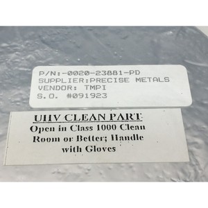 AMAT 0020-23881 <b>DUMMY</b> WAFER 5", 0020-23881-PD - Trusted Global Legacy Semiconductor Equipment and Parts at - Product Image 1