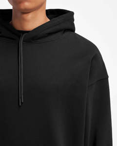 Sweat-shirt à capuche en molleton épais 100 % coton pour homme, avec poche kangourou et cordon de serrage, vêtement de sport décontracté - Product Image 6
