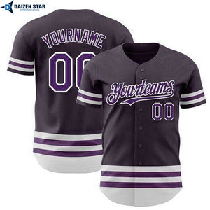 Vintage Style Baseball Jersey Custom Embroidery Logo Team Wear - Product Image 6