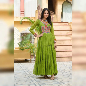 Traditional Afghan Kuchi Dress For Women With Heavy <b>Mirror</b> Work Details Tribal Embroidery Flowing Maxi Gown Afghan Kuchi Dress - Product Image 6