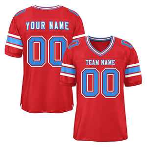 Jersey de Fútbol Americano Personalizado de Primera Calidad, Transpirable, con Impresión Digital, Cosido a Medida para Hombre - Product Image 1