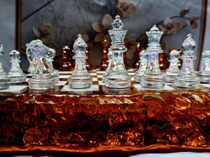 Belladec High Quality Custom Resin <b>Chess</b> Board Box <b>Chess</b> Game <b>Set</b> Handmade Artistic Luxury <b>Chess</b> Pieces Sports Style High - Product Image 3
