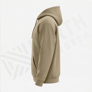 Sudadera con capucha extragrande de algodón grueso y cálido, con estampado personalizado y bordado, para hombre y mujer, de forro polar cómodo. - Product Image 3