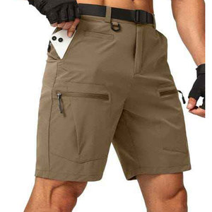 Wholesale High Quality <b>Men</b> Casual Cargo <b>Shorts</b> 100% Cotton Quick Dry Elastic Waist OEM Supply - Product Image 4